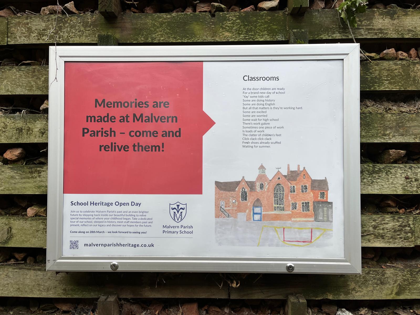 Heritage day poster, Malvern