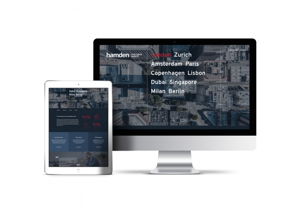 Recruitment Website design, Graphic Design